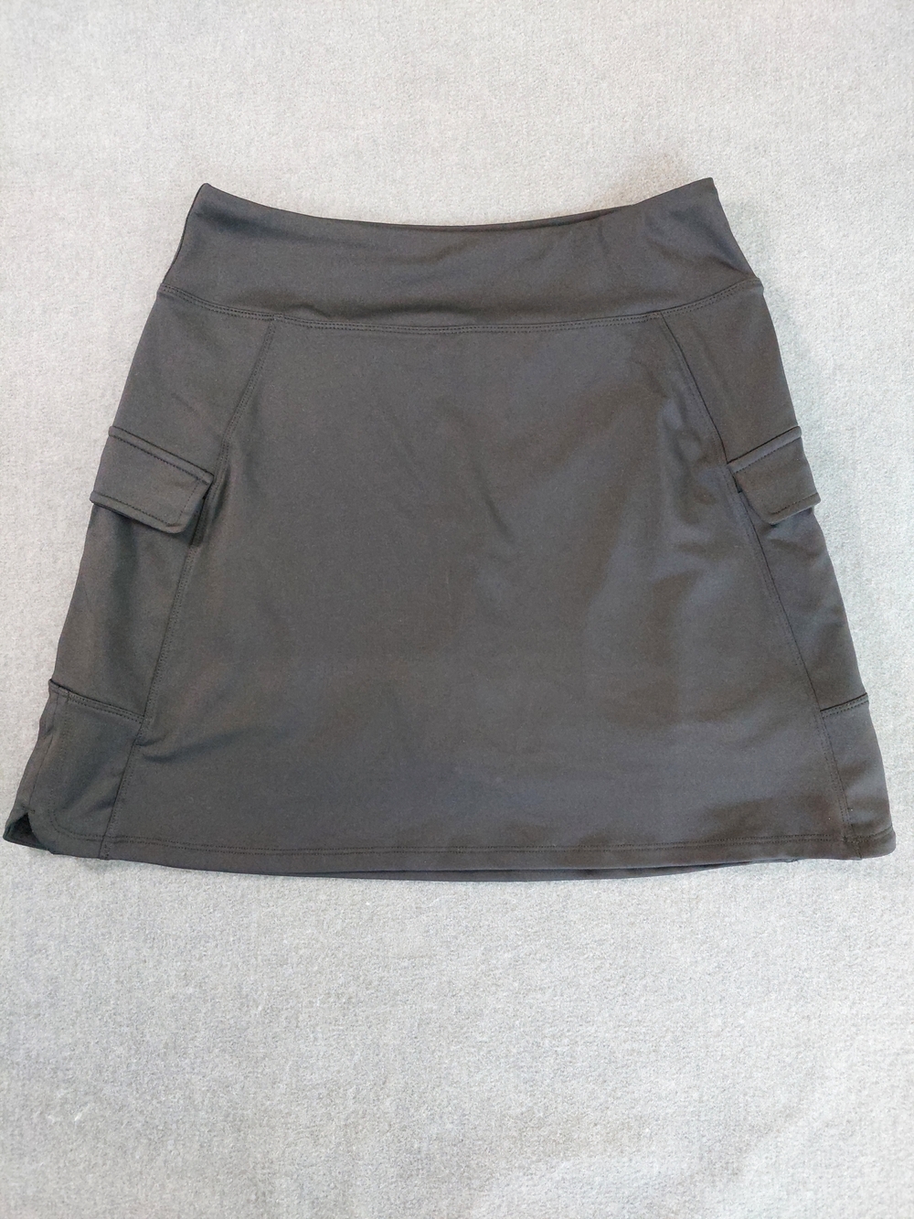 Reel Legends Black Cargo Performance Skort Petite Medium PM Active Utility - Picture 2 of 8